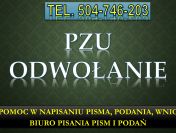 Odwołanie do PZU, pomoc, tel. 504-746-203, decyzji, wypłaty, odszkodowania,